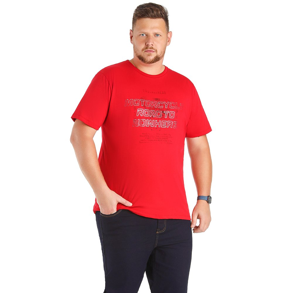 CAMISETA MASCULINA PLUS TZE COM ESTAMPA