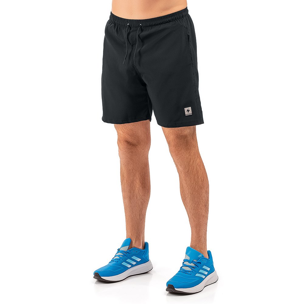 SHORT MASCULINA ENDORFINA, COM BOLSOS E APLIQUE